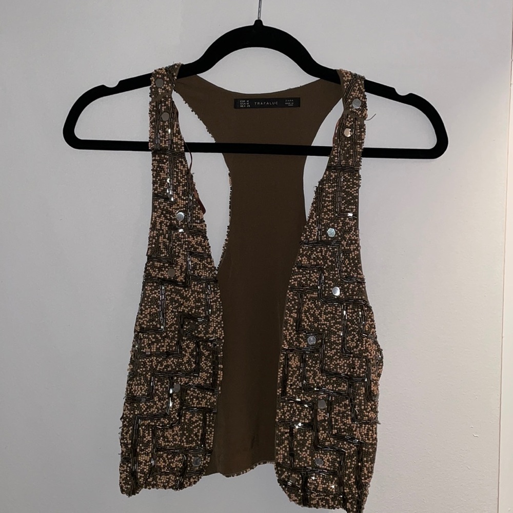 Trafaluc Zara Beaded Vest